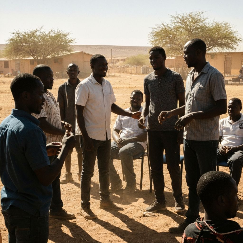 Community event in Namibia